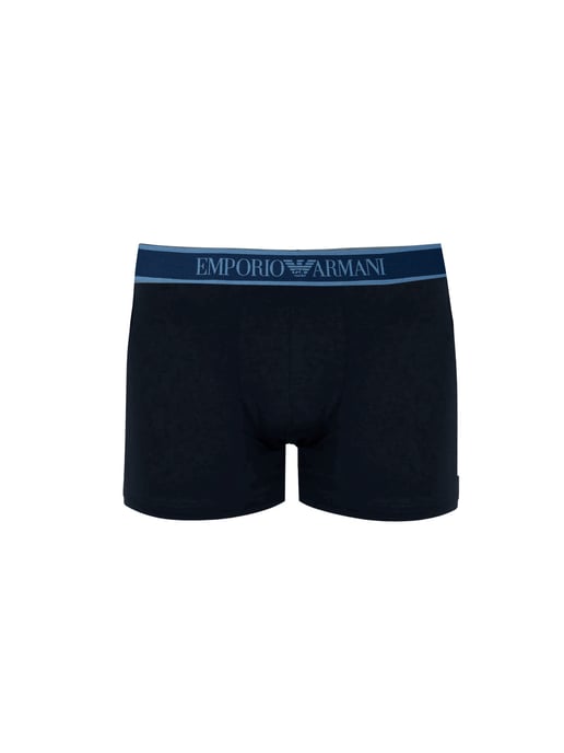 Emporio Armani boxeadores 3 Pack del hombre azul, azul oscuro - Image 3