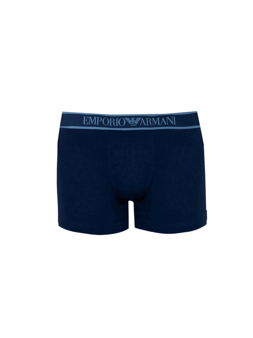 Emporio Armani boxeadores 3 Pack del hombre azul, azul oscuro - Image 4