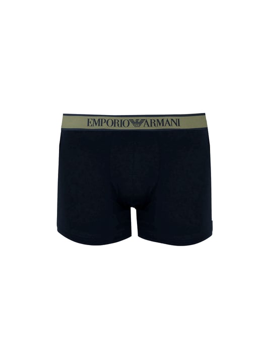 Emporio Armani boxeadores 3 Pack del hombre verde, azul oscuro - Image 2