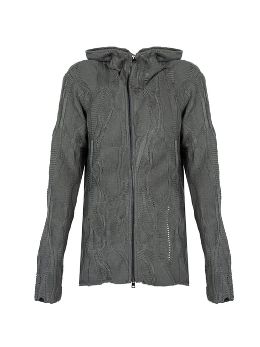 La Haine Inside Us Suéter Full Zip del hombre Gris - Image 1