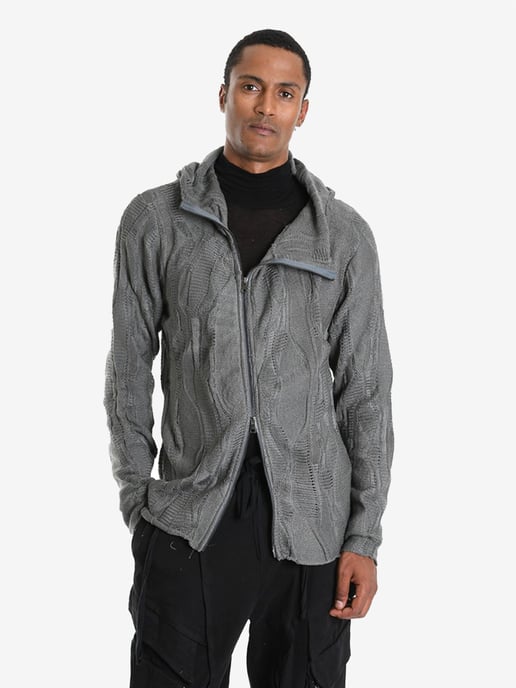 La Haine Inside Us Suéter Full Zip del hombre Gris - Image 2
