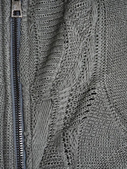 La Haine Inside Us Suéter Full Zip del hombre Gris - Image 3