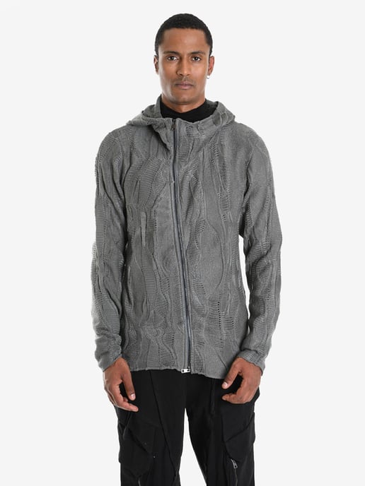 La Haine Inside Us Suéter Full Zip del hombre Gris - Image 5