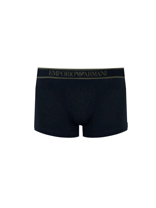 Emporio Armani boxeadores 3 Pack del hombre verde, azul oscuro - Image 2