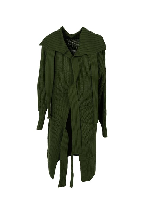 La Haine Inside Us Cárdigan Unisex de mujer verde - Image 1