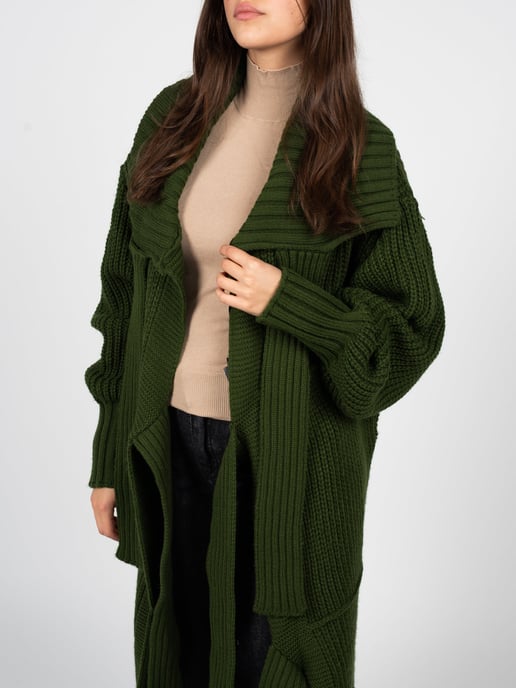 La Haine Inside Us Cárdigan Unisex de mujer verde - Image 4