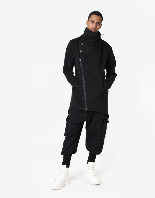 La Haine Inside Us Abrigo Unisex de mujer negro - Image 4