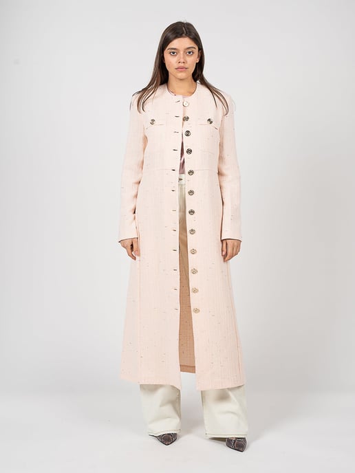 Pinko Abrigo Sumampa de mujer rosado - Image 2