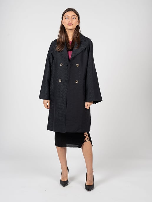 Pinko Gabardina Tandil de mujer negro - Image 2