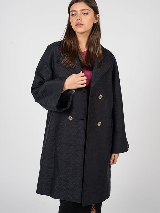 Pinko Gabardina Tandil de mujer negro - Image 3