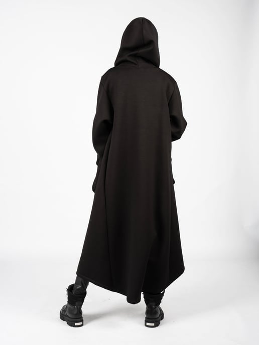 La Haine Inside Us Abrigo Unisex-LW623 de mujer negro - Image 4