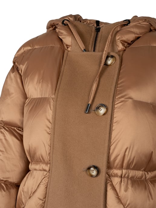 Pinko Abrigo Jstreet de mujer beige, oro - Image 3