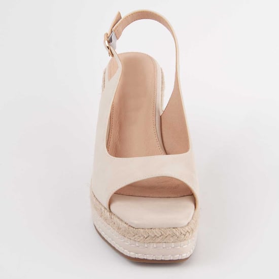 Montevita Sandalia De Cuña Salia Beige - Image 3