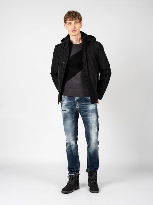 Geox Chaqueta Kennet del hombre negro - Image 2