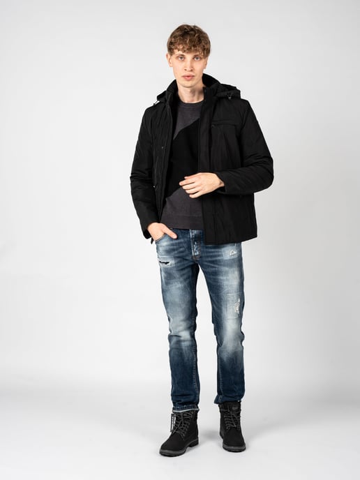 Geox Chaqueta Kennet del hombre negro - Image 6