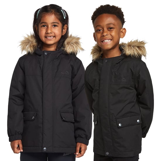 Peter Storm Kids' Waterproof Parka II with Removable Faux Fur Trim Hood, Winter Coat - Image 1