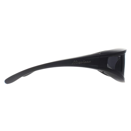 Gafas de sol Montana Rectangle Unisex Negro Mate Smoke Polarizadas FO5 Fit Over Glasses - Image 4