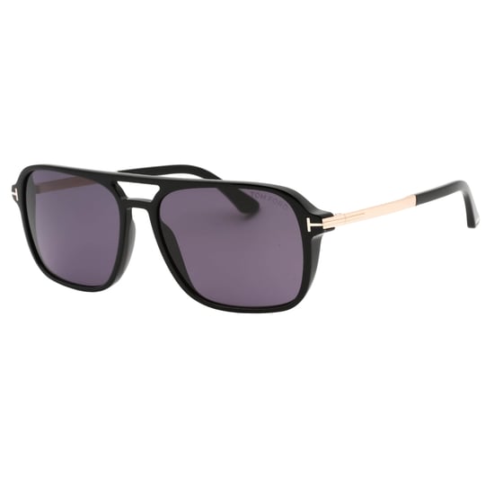 Tom Ford Crosby gafas de sol negras brillantes - Image 2