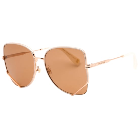Marc Jacobs Gafas de sol con montura en oro rosa y lentes en oro rosa - Image 2