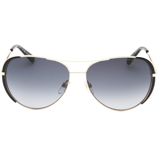 Marc Jacobs Gafas de sol SF gris oscuro con lentes doradas - Image 1