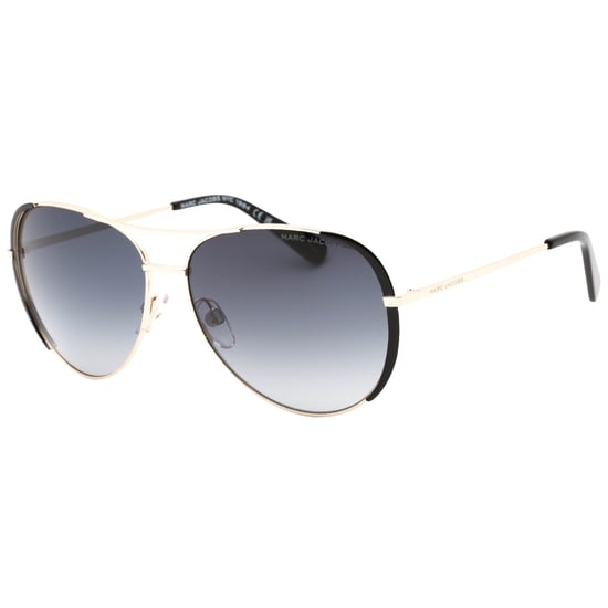 Marc Jacobs Gafas de sol SF gris oscuro con lentes doradas - Image 2