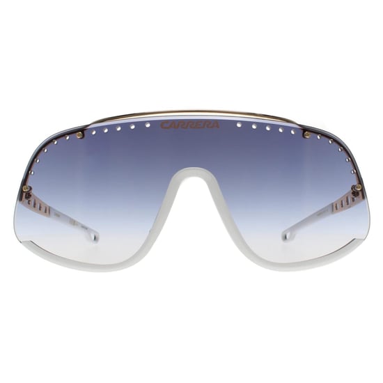 Carrera Shield Mens Blue Gold Blue Gold Mirror Gradient Flaglab 16 - Image 1