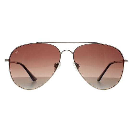Prive Revaux Aviator Unisex Champán Oro Marrón Gradiente Cali - Image 1