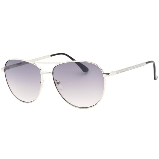 Guess Gafas de sol plateadas con lentes ahumados degradados - Image 2