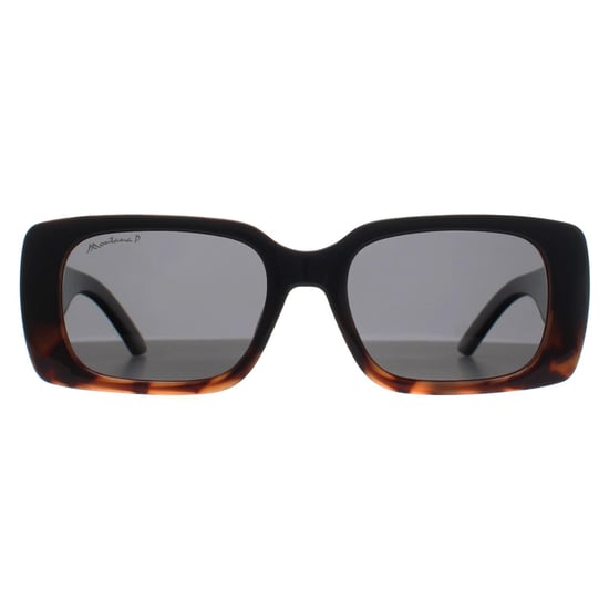 Montana Rectángulo Mujer Negro Brillante Tortuga Humo Polarizada MP194 - Image 2