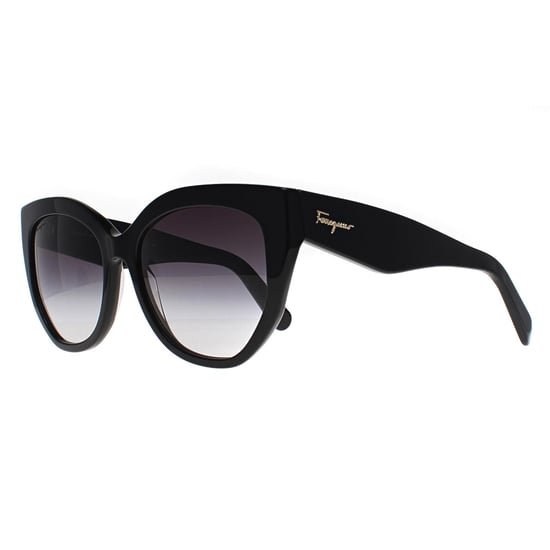 Salvatore Ferragamo Cat Eye Mujer Negro Gris Gradiente SF1061S - Image 3