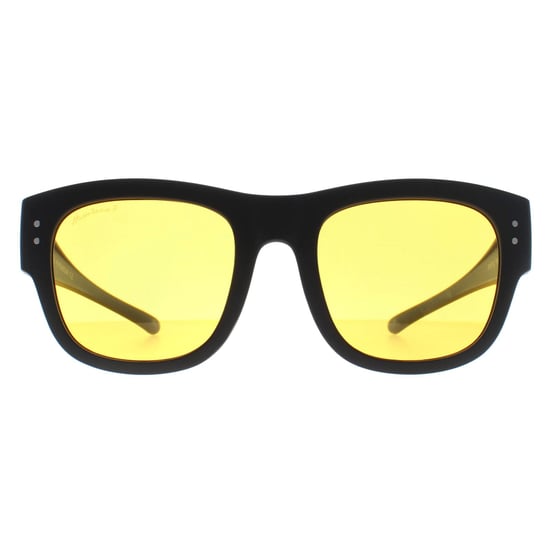 Montana Square Unisex Negro Mate Amarillo Polarizado FO7 Gafas de Sol para Conducir de Noche - Image 1