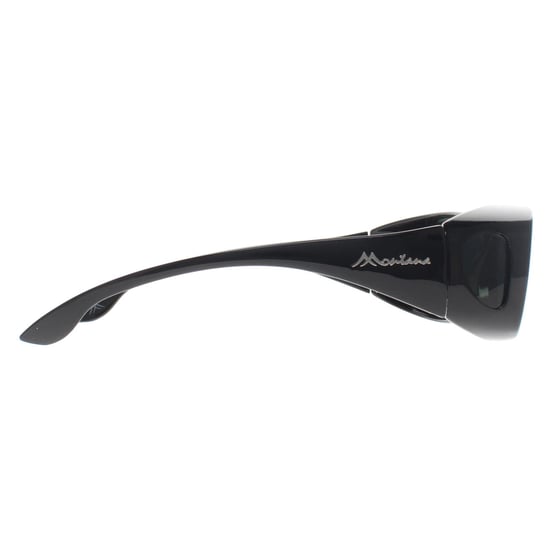 Gafas de sol Montana Rectangle Unisex Negro Brillante G15 Polarizadas FO2 Fit Over Glasses - Image 4