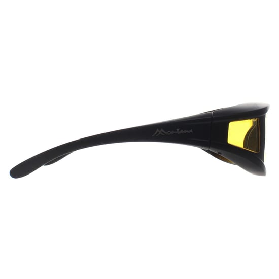 Montana Rectangle Unisex Matte Black Yellow Polarized FO5 Fit Over Glasses Gafas de sol para conducir de noche - Image 4