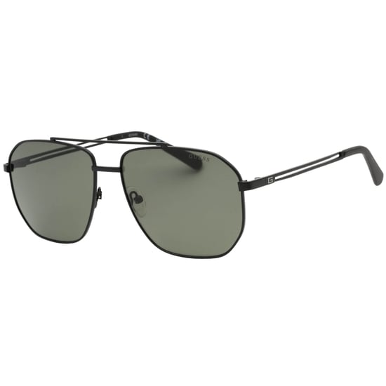 Gafas de sol mate negras con lentes verdes Guess - Image 2