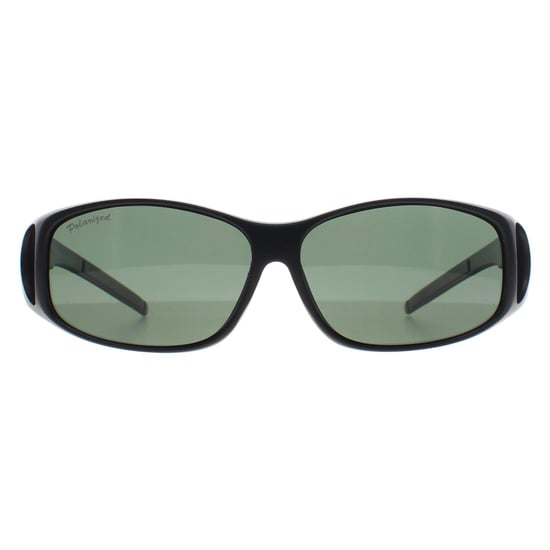Gafas de sol Montana Rectangle Unisex Negro Mate G15 Polarizadas MFO1 Fit Over Glasses - Image 2