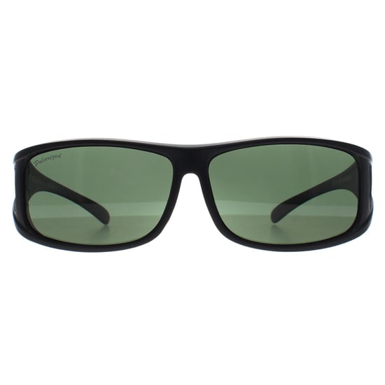 Gafas de sol Montana Rectangle Unisex Negro Mate G15 Polarizadas FO5 Fit Over Glasses - Image 1