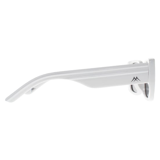 Montana Rectangle Womens Shiny White Smoke Polarized MP194 - Image 4