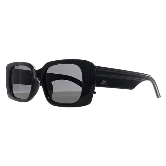 Montana Rectangle Womens Negro brillante ahumado polarizado MP194 - Image 3