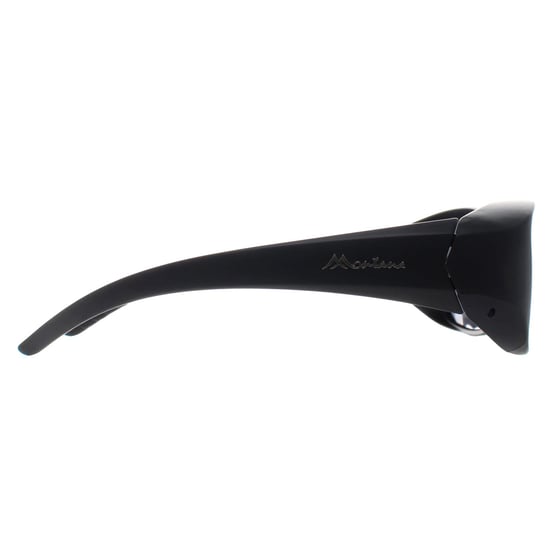 Gafas de sol Montana Rectangle Unisex Negro Mate Humo Polarizadas FO4 Fit Over Glasses - Image 4