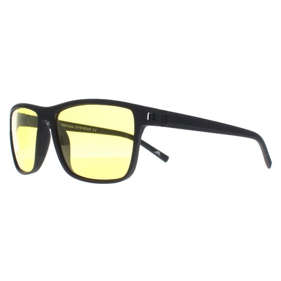 Gafas de sol Montana Rectangle Unisex Black Yellow Polarized MP198 Night Driving - Image 3