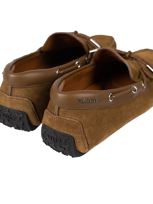Bally Mocasines Pindar del hombre verde, marrón - Image 5