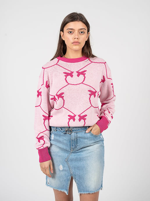 Pinko Suéter Abbey de mujer rosado - Image 3