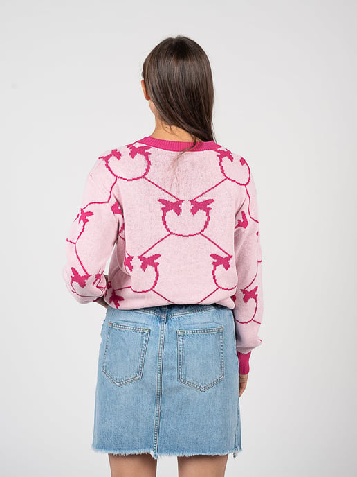 Pinko Suéter Abbey de mujer rosado - Image 5