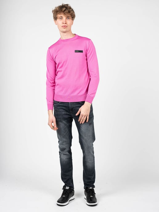 Plein Sport Suéter Merino del hombre rosado - Image 2