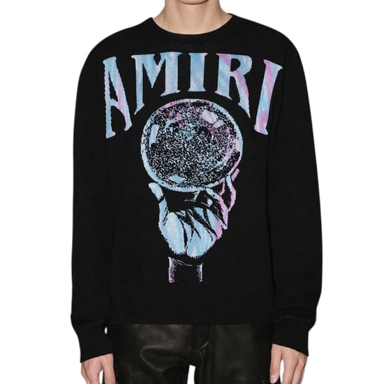 Jersey de punto negro con diseño de bola de cristal de Amiri - Image 3