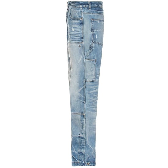 Vaqueros Amiri de corte recto Carpenter en azul índigo descolorido - Image 3