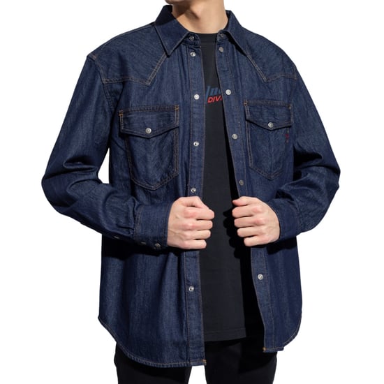 Camisa vaquera azul oscuro de Diesel - Image 3