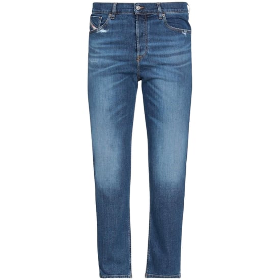Vaqueros de denim con lavado azul liso y corte tapered D-Fining de Diesel - Image 1