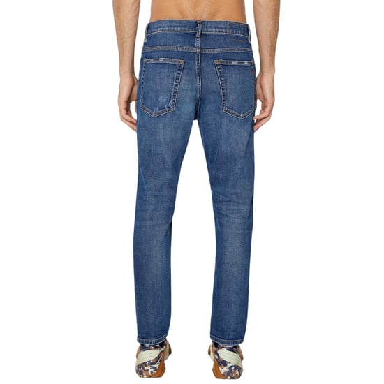Vaqueros de denim con lavado azul liso y corte tapered D-Fining de Diesel - Image 2