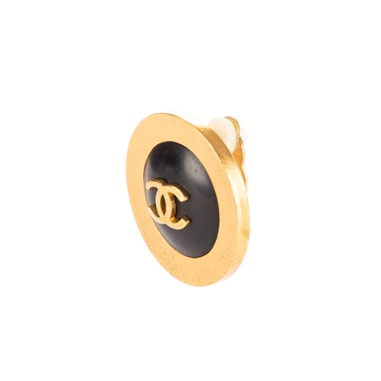 CC Round Clip On Earrings Pendientes - Image 2